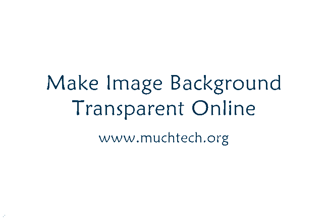 How to Make Image Background Transparent Online
