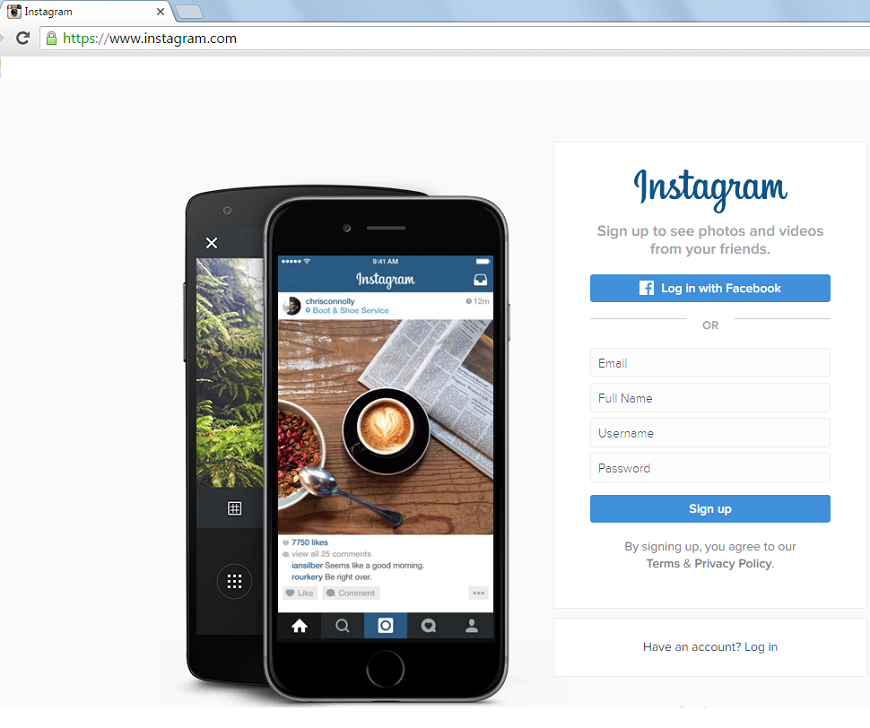 How to Sign Up for Instagram on PC