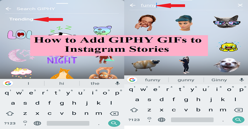 How To Add GIPHY GIF To Instagram Stories
