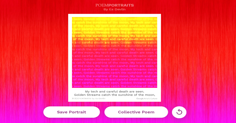 How To Turns Your Face Into Poem Portrait Using Google AI-Art Project