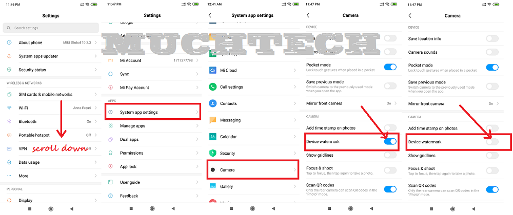 How To Remove Camera Watermark On Redmi Note 6 Pro