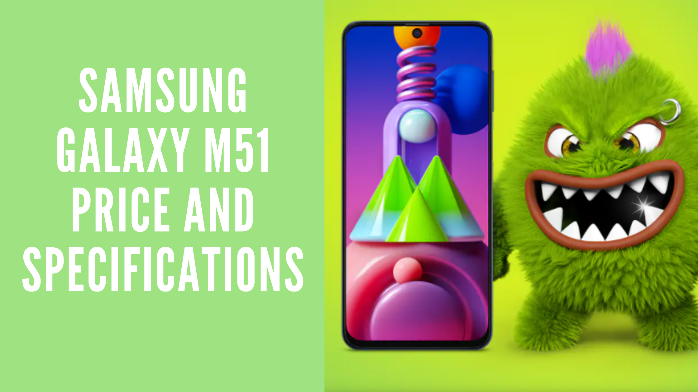 samsung galaxy m51 price and specifications