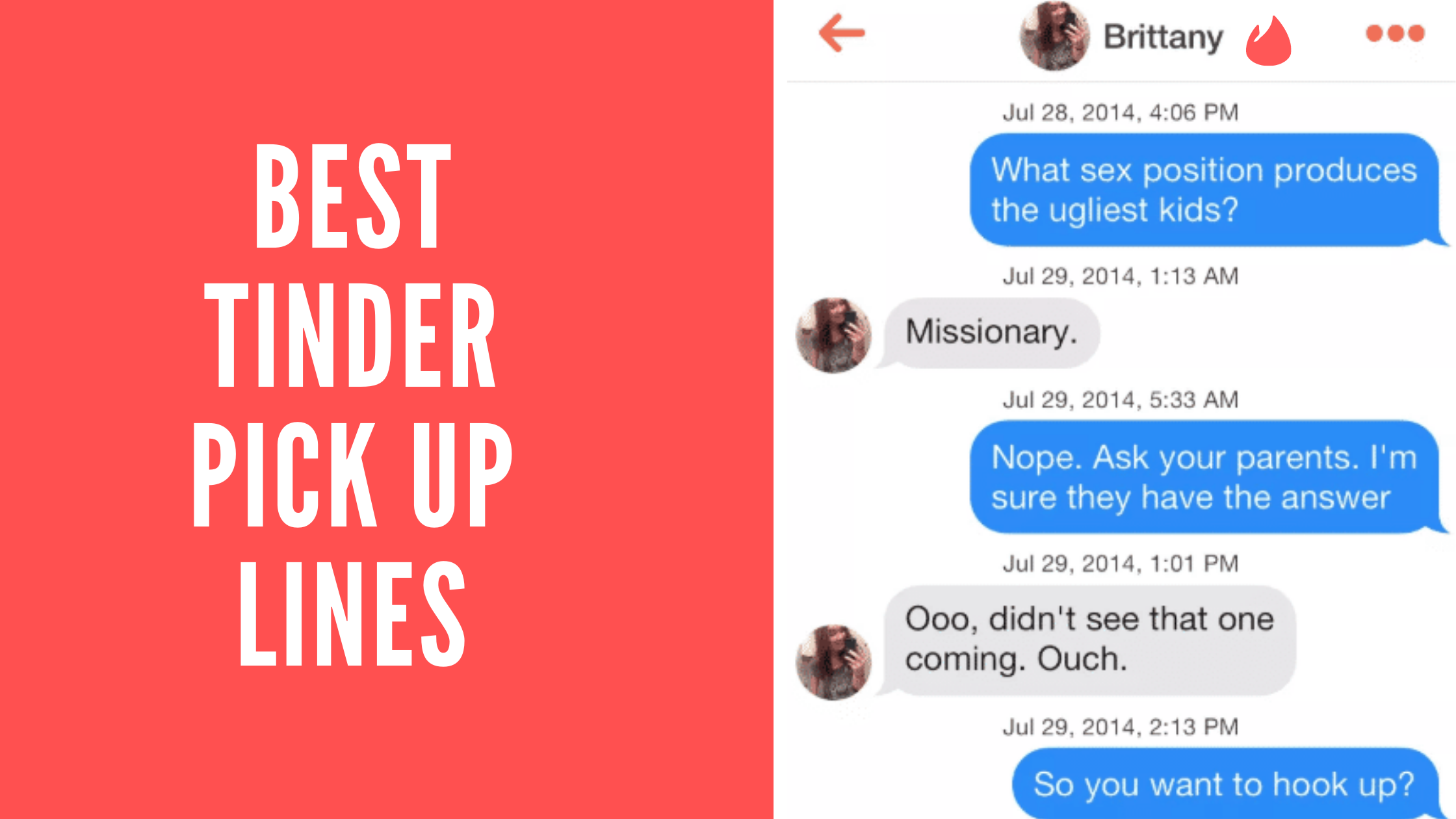 Tinder - 12 Pick-Up Lines that work! 