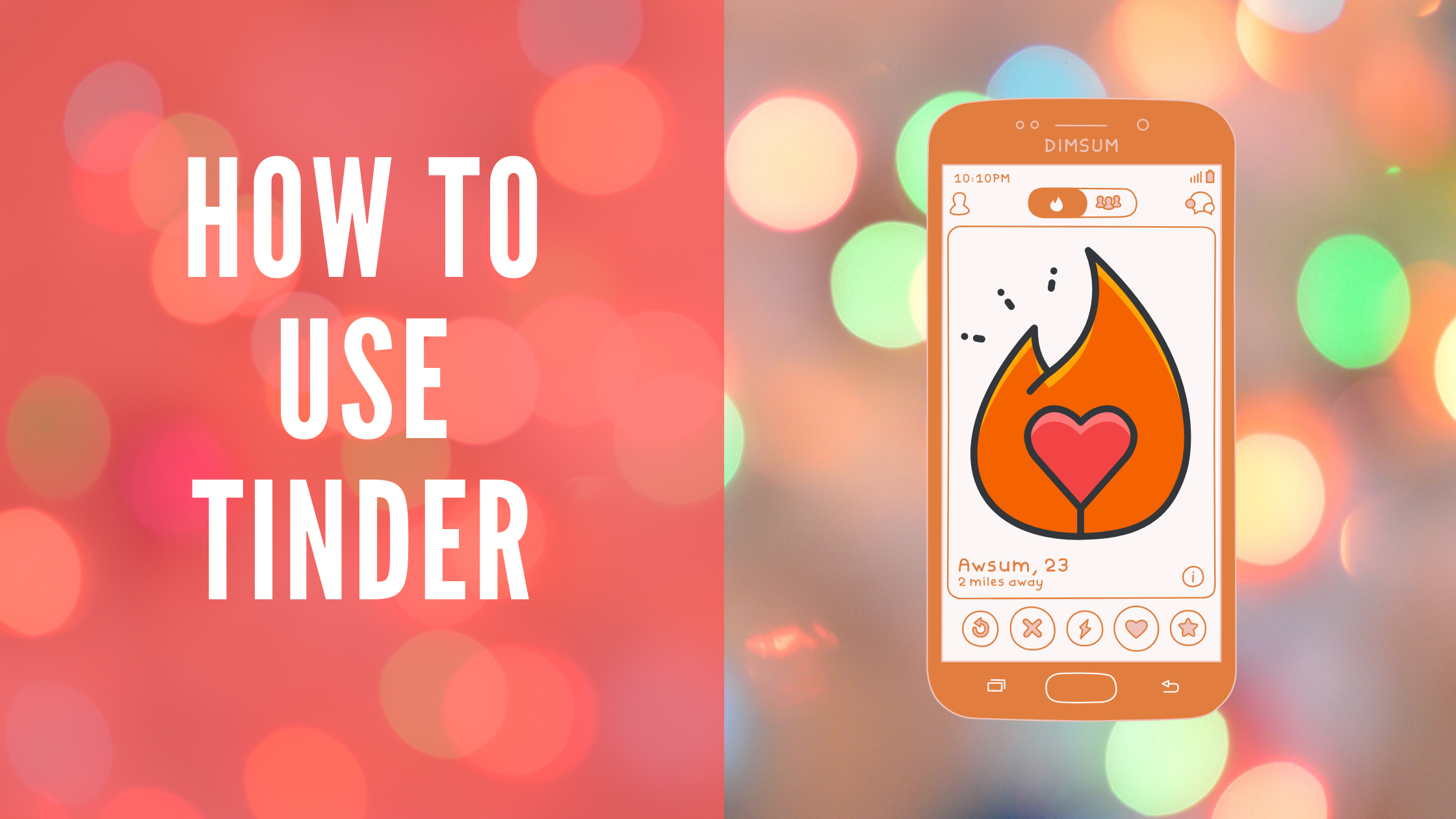how to use tinder