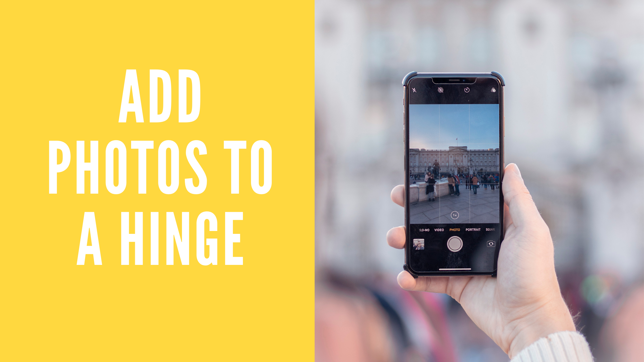 how to add photos to a hinge