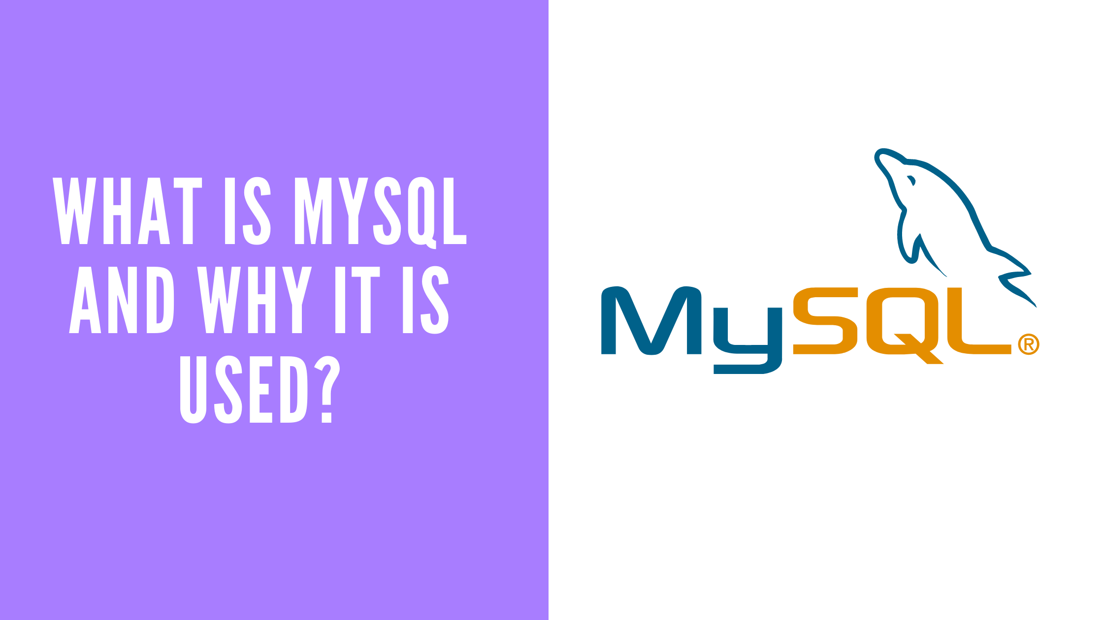 What is MySQL and Why It is Used?
