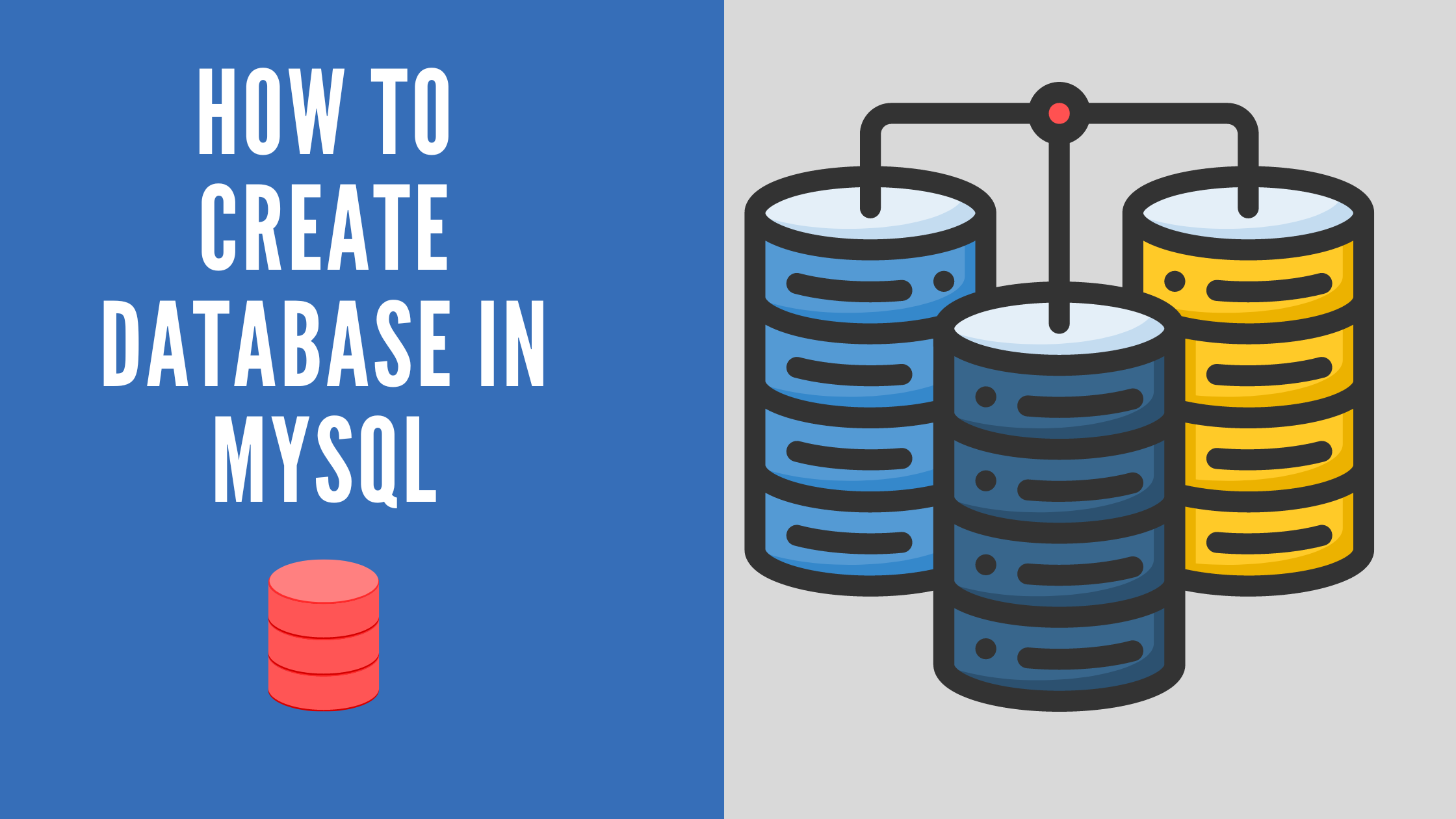 how to create database in MySQL
