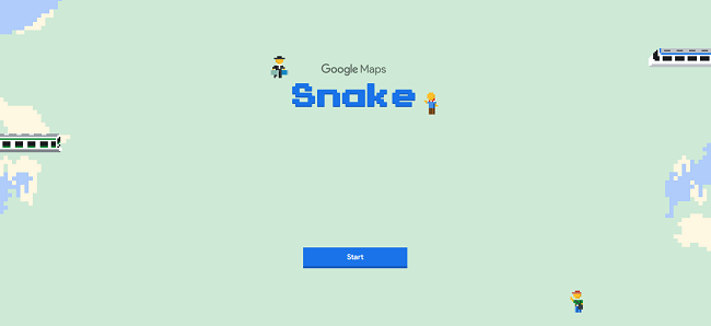 How to play snake games on Google Maps